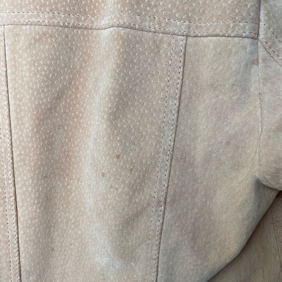 Genuine Suede 90s cropped style jacket - Picture 3 of 6